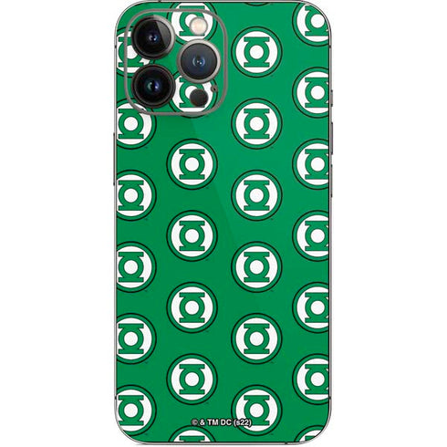 DC Comics Green Lantern Logo Pattern iPhone 13 Pro Max Skin